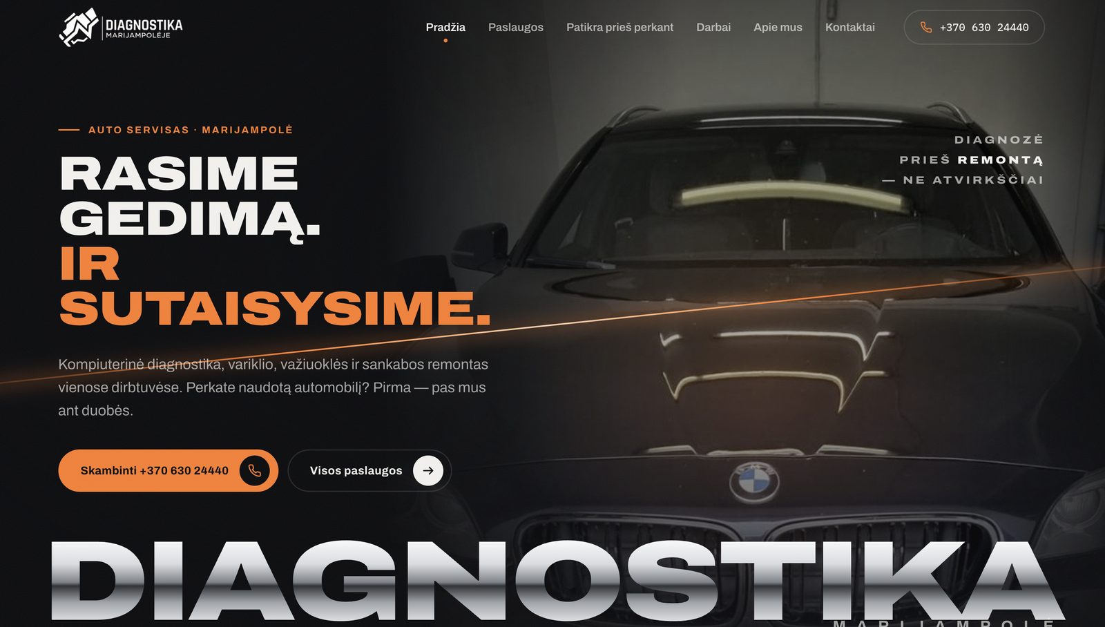 Diagnostika Marijampolėje svetainė